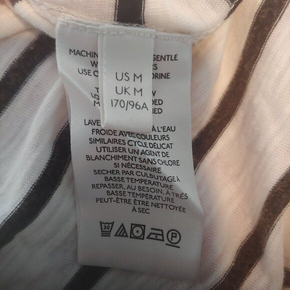 We The Free School House Tee Button Down Boho Coastal Beachy Oversize M - Picture 12 of 13